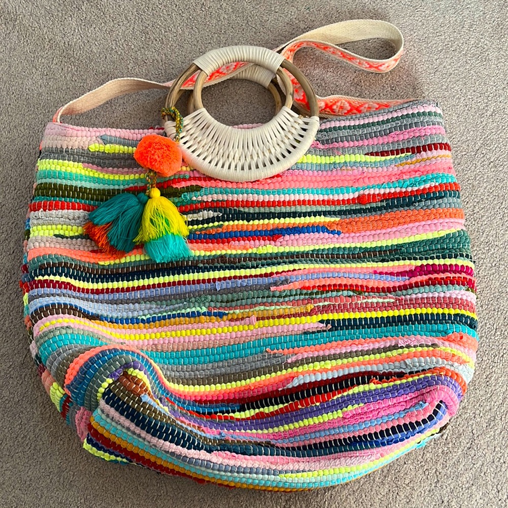 America & Beyond Tote, overnight or beach bag - Multicolored